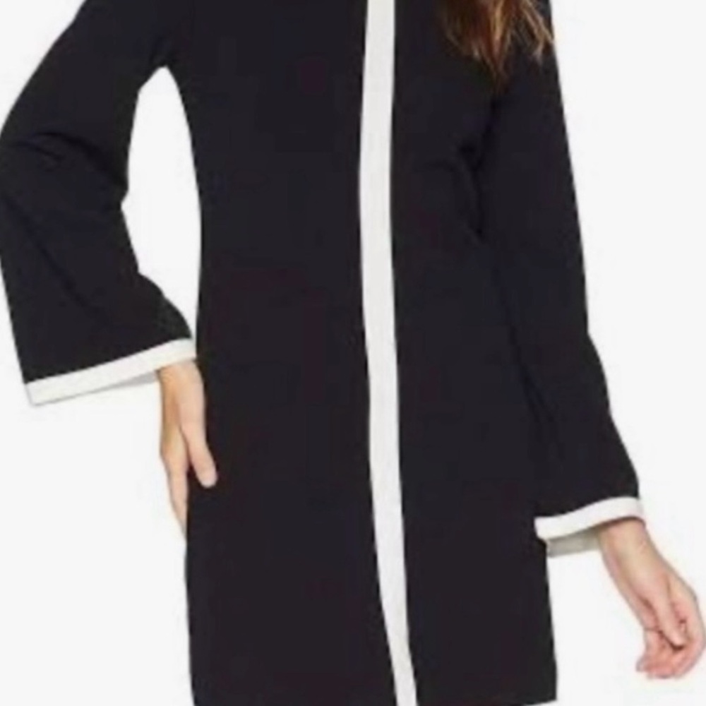 Alexia Admor Black and White Long Sleeve Dress